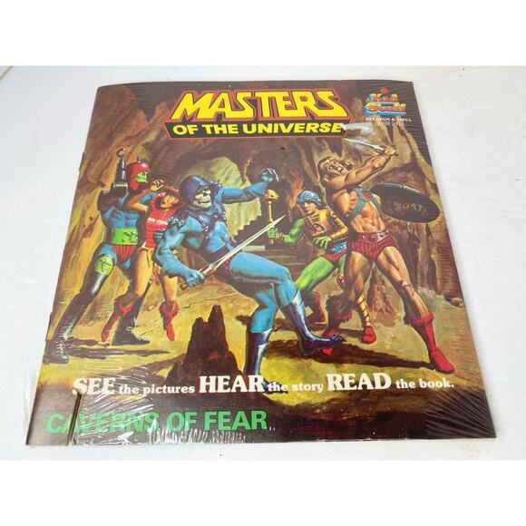 Caverns Of Fear Vintage MOTU Masters Of The Universe Golden Book 1983 He-Man New - Picture 5 of 9